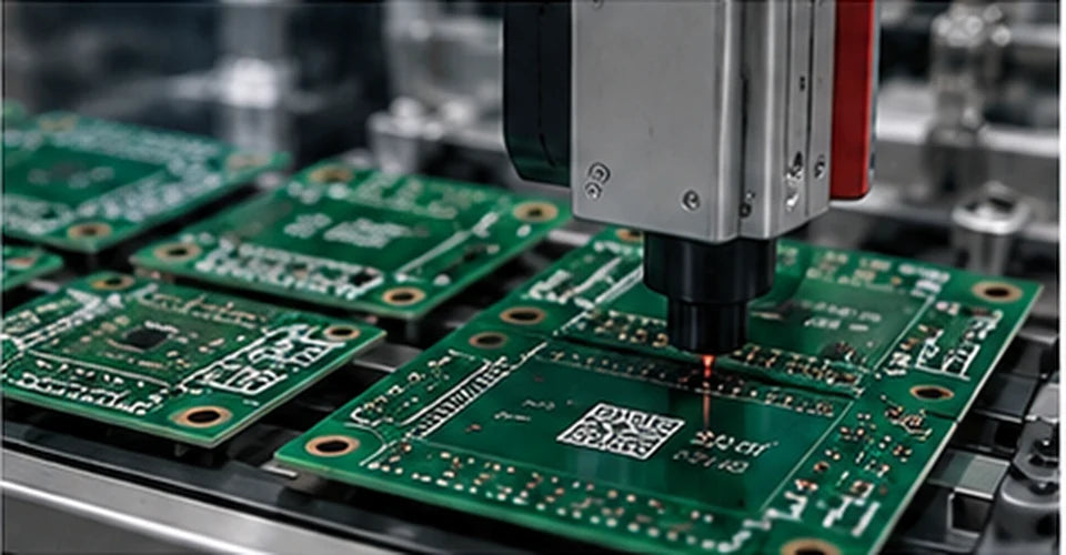 Electronics laser coding application