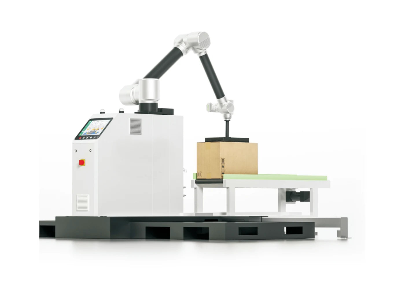 Automatic palletizing system with visual programming